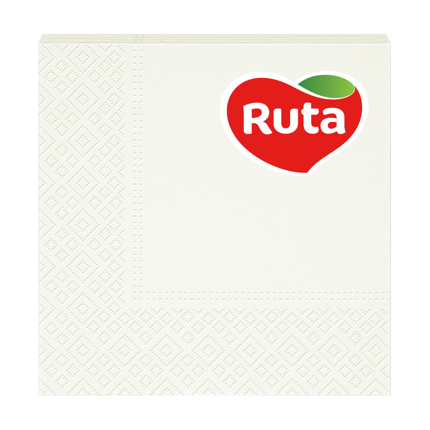 Серветки столові Ruta 3-шарові шампань, 33*33 см, 20 шт